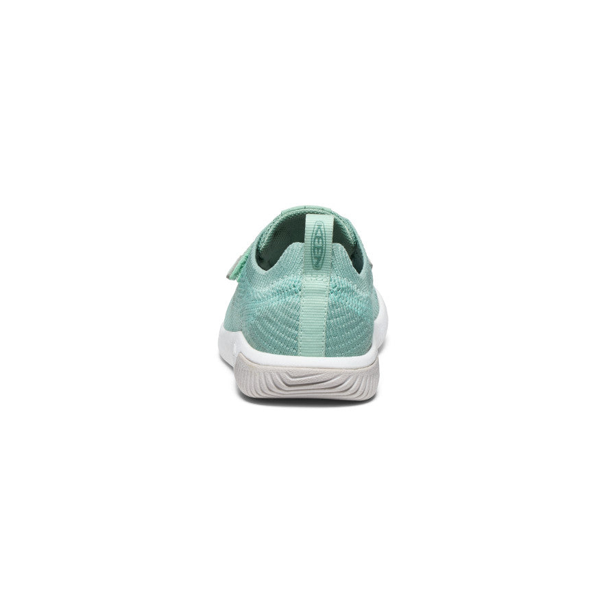 Grey Green Kids' Keen KNX Knit Double Strap Sneakers | NOP516RN