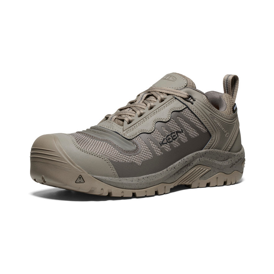 Grey Men Keen Reno Waterproof Work Boots | HQM125GN