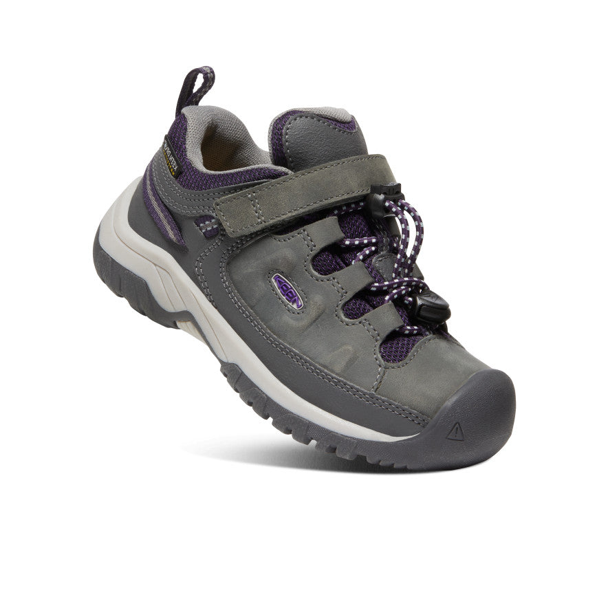 Grey Purple Kids' Keen Targhee Waterproof Work Shoes | LIP583VN