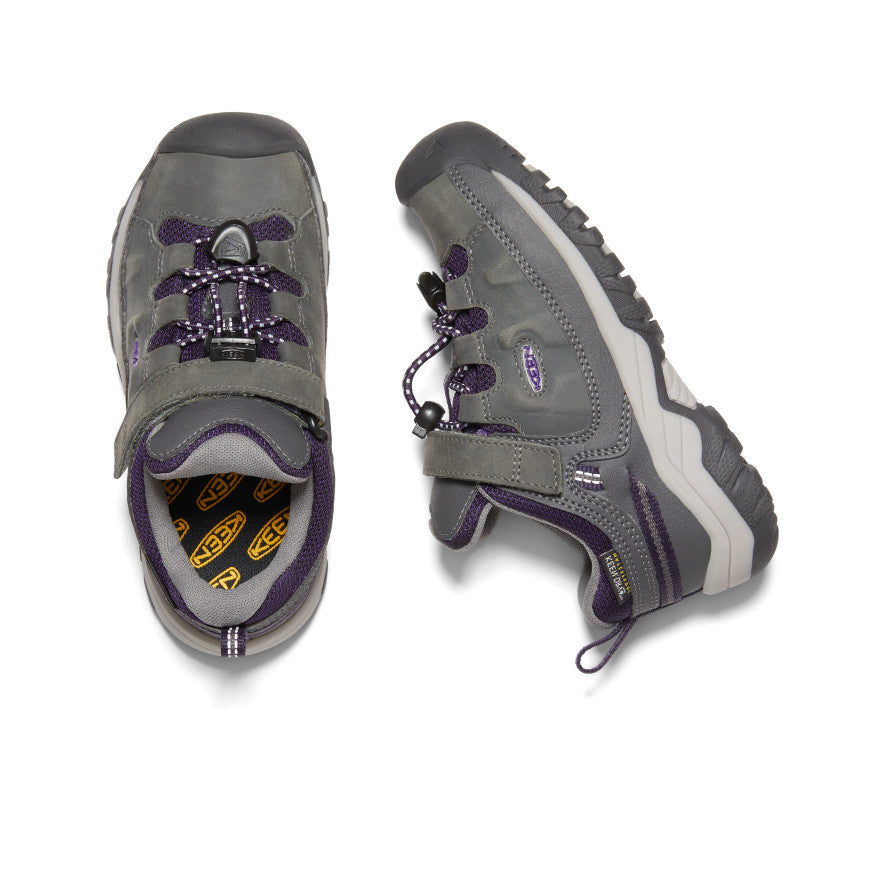 Grey Purple Kids' Keen Targhee Waterproof Work Shoes | LIP583VN