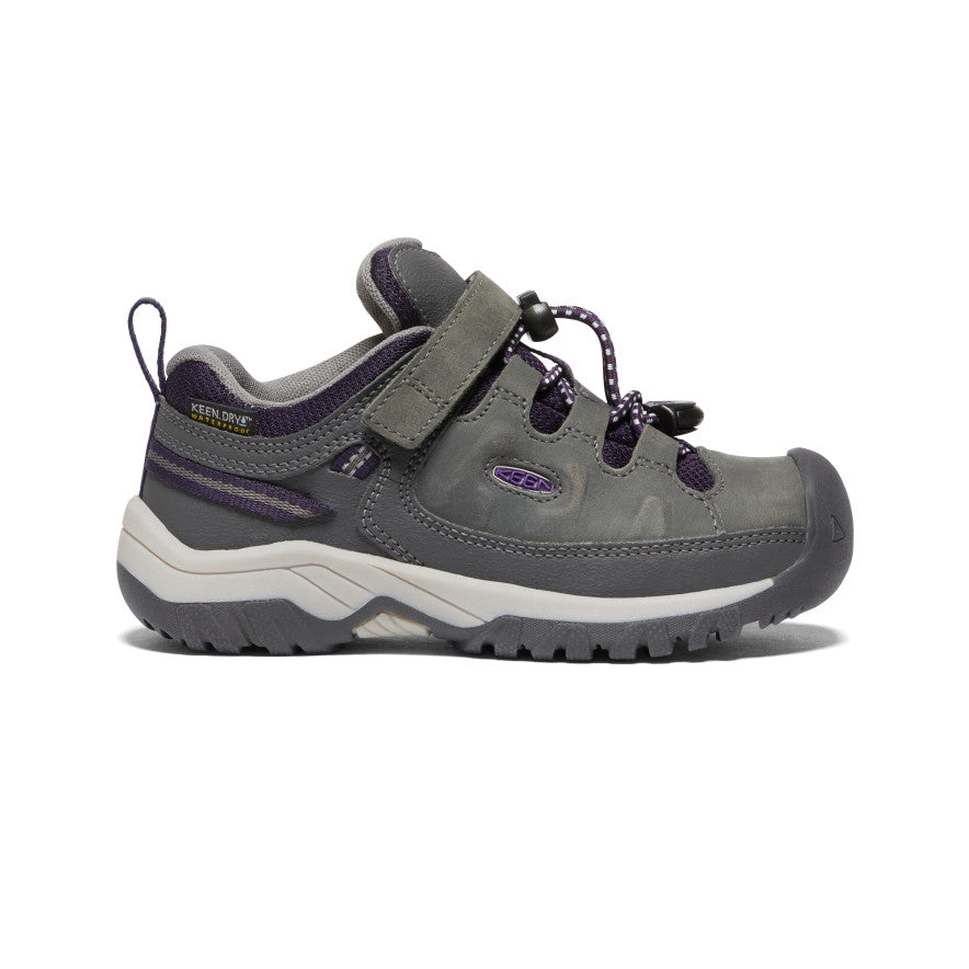 Grey Purple Kids\' Keen Targhee Waterproof Work Shoes | LIP583VN