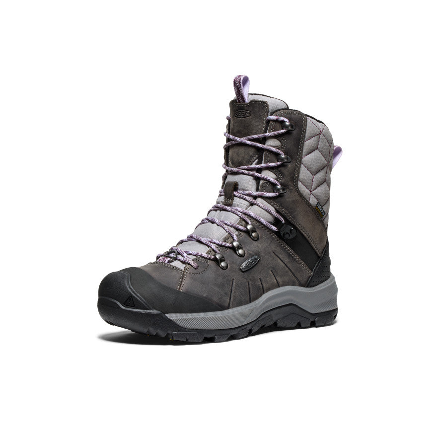 Grey Purple Women Keen Revel IV High Polar Waterproof Snow Boots | VDL8165TX