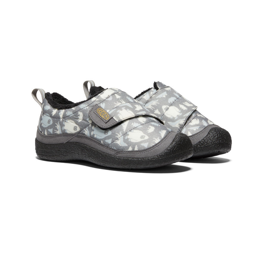 Grey White Big Kids' Keen Howser Wrap Sneakers | PFI285KL