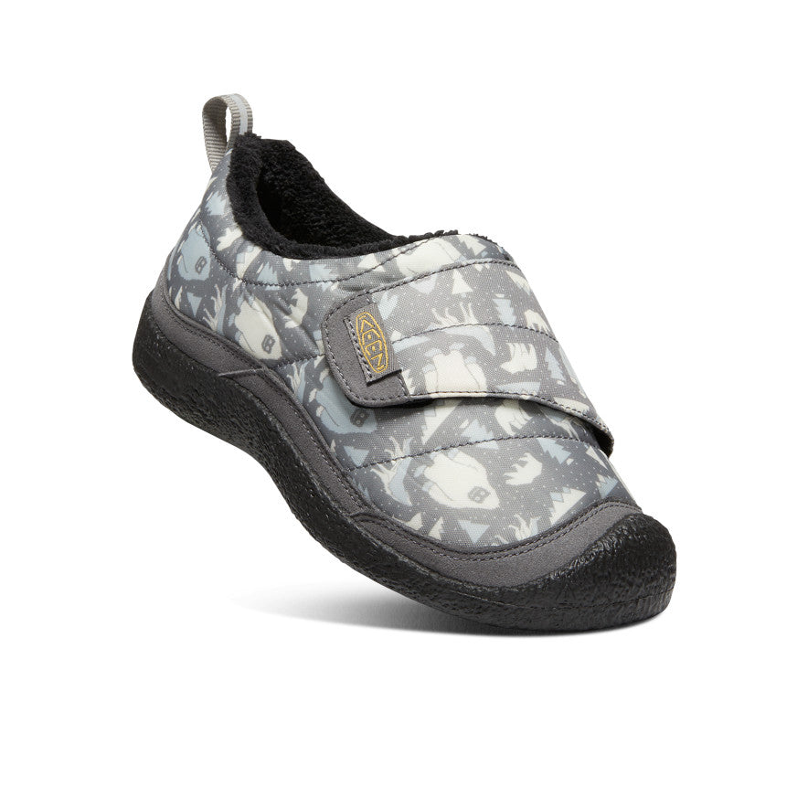 Grey White Big Kids' Keen Howser Wrap Sneakers | PFI285KL