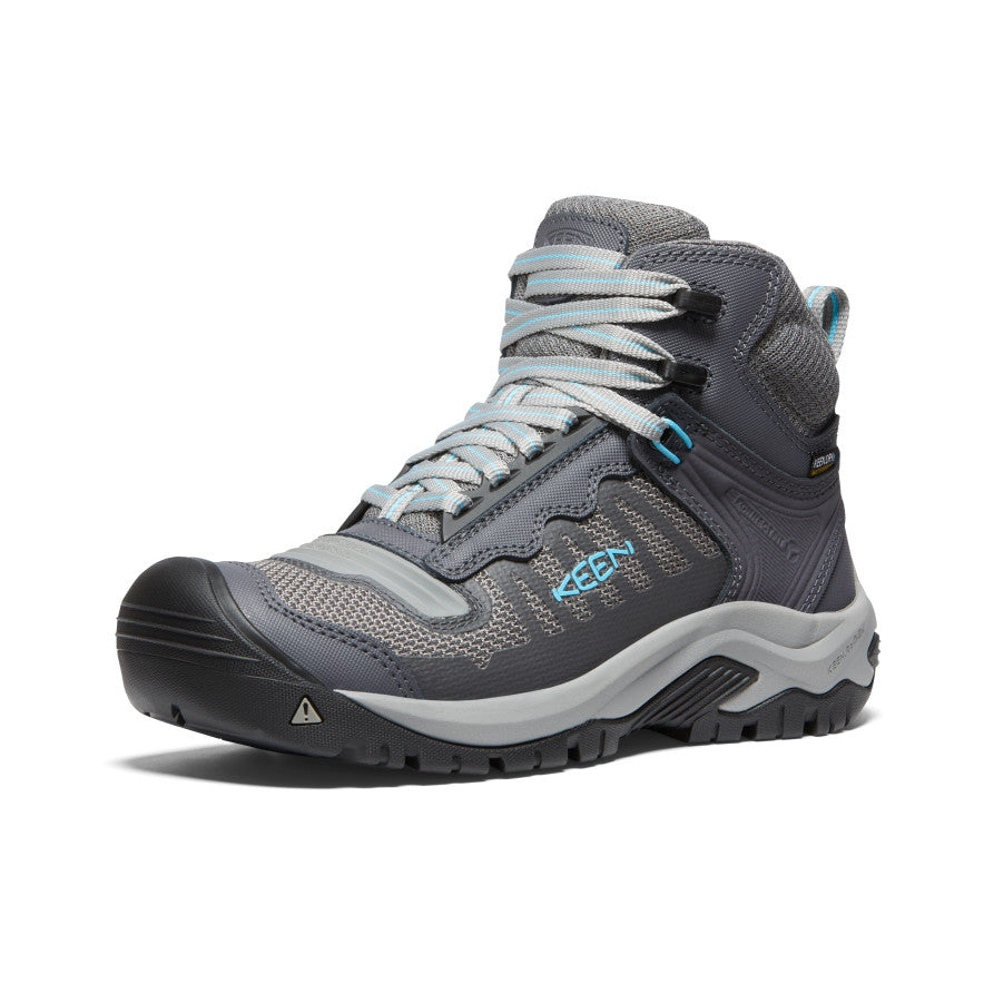 Grey Women Keen Reno Waterproof Mid Work Boots | QOP3712LQ