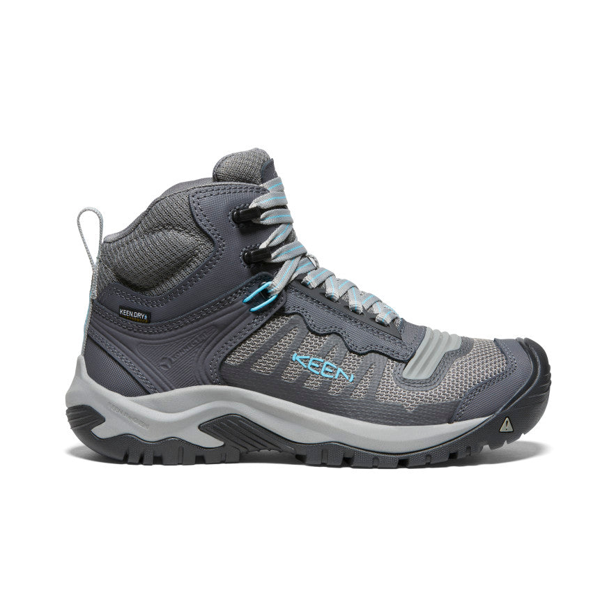 Grey Women Keen Reno Waterproof Mid Work Boots | QOP3712LQ