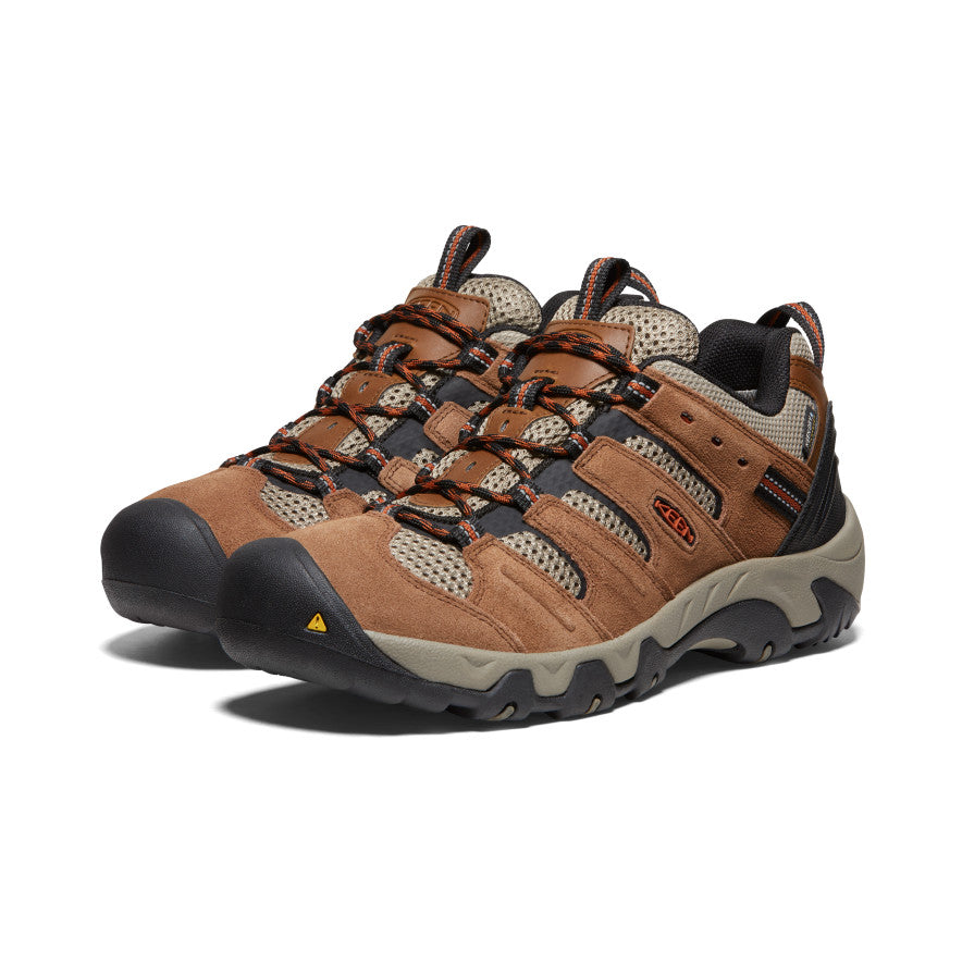 Khaki Orange Men Keen Headout Waterproof Hiking Shoes | BDL363BT