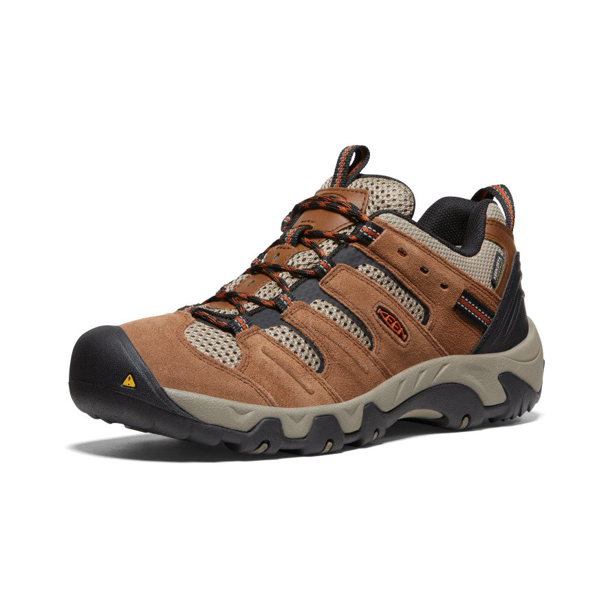 Khaki Orange Men Keen Headout Waterproof Hiking Shoes | BDL363BT