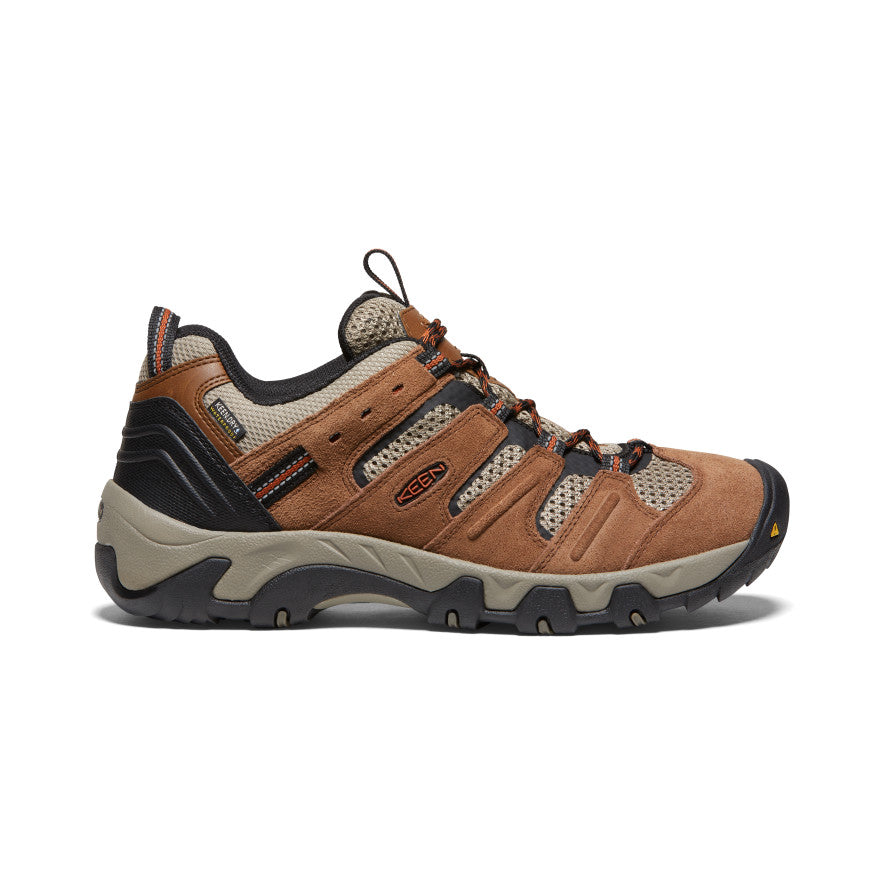 Khaki Orange Men Keen Headout Waterproof Hiking Shoes | BDL363BT