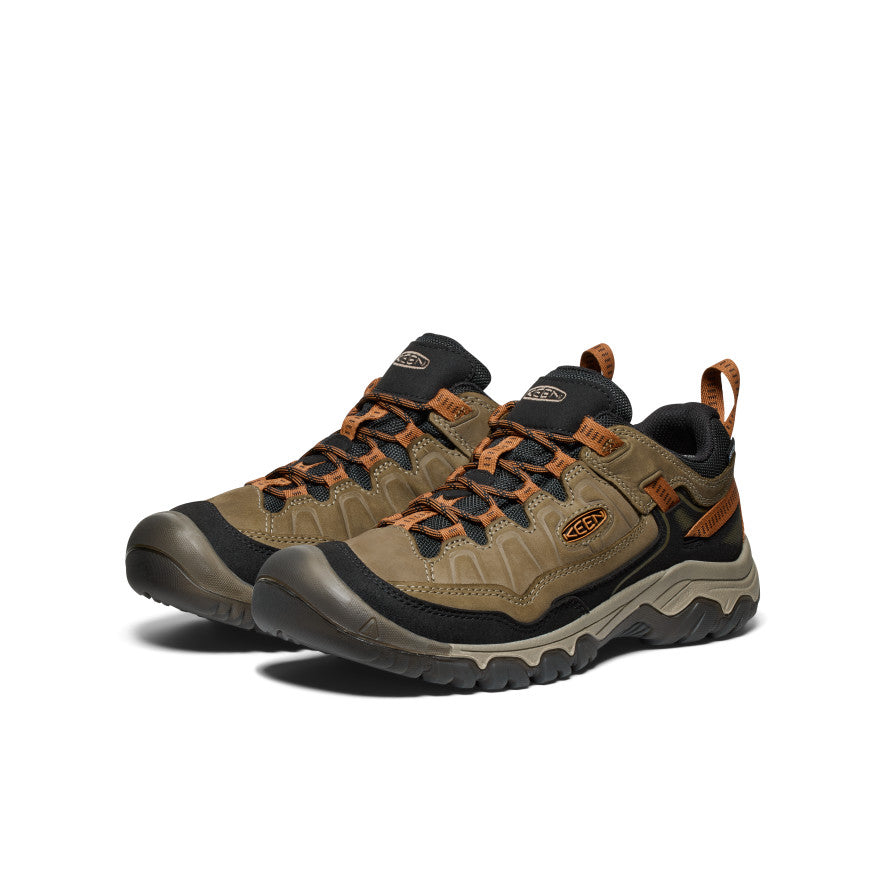 Olive Black Men Keen Targhee IV Waterproof Hiking Shoes | YIS6150MU