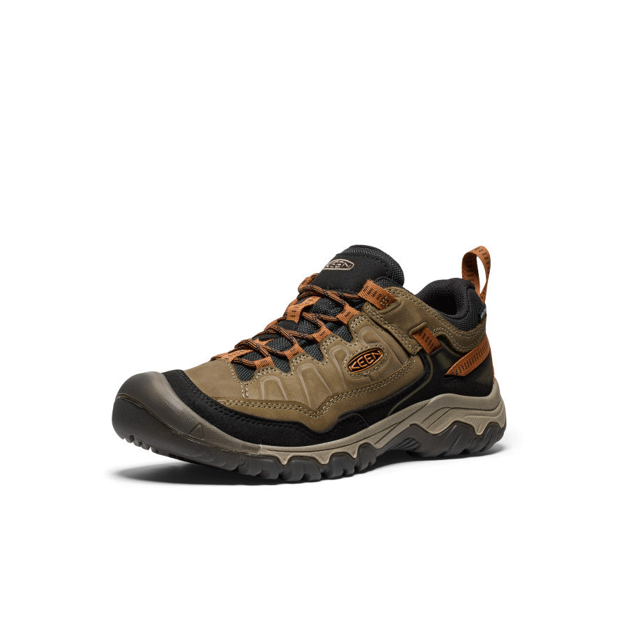 Olive Black Men Keen Targhee IV Waterproof Hiking Shoes | YIS6150MU