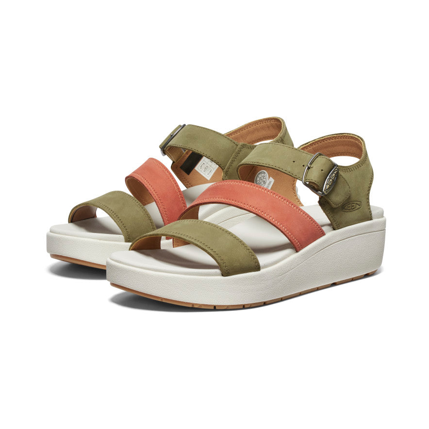 Olive Women Keen Ellecity Backstrap Sandals | KZF3358FD