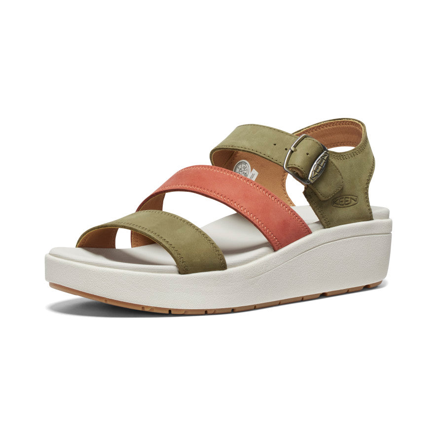 Olive Women Keen Ellecity Backstrap Sandals | KZF3358FD