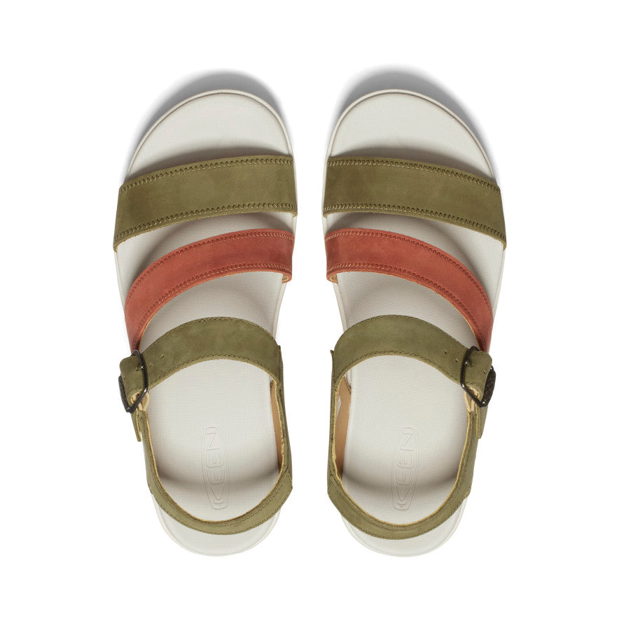 Olive Women Keen Ellecity Backstrap Sandals | KZF3358FD