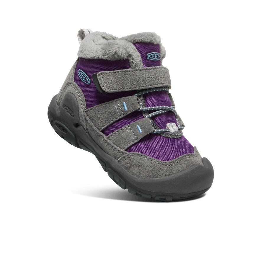 Purple Grey Toddlers Keen Knotch Snow Boots | HTV8859XM