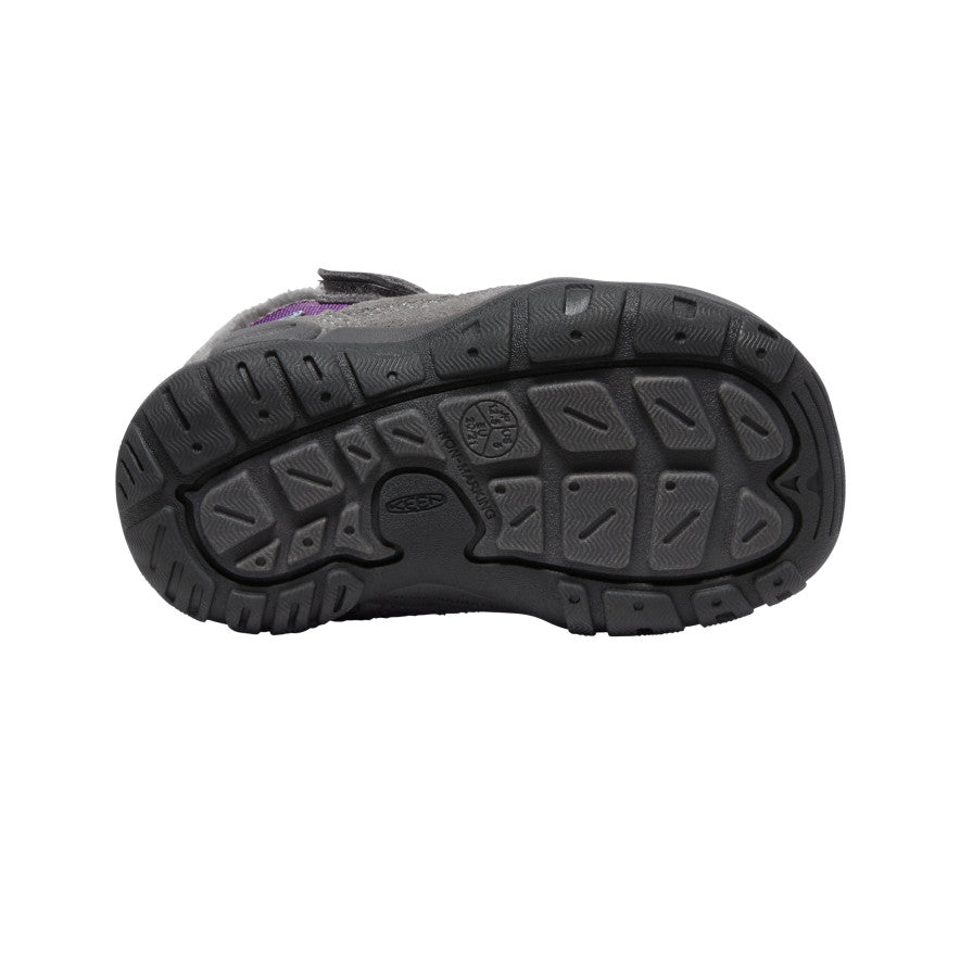 Purple Grey Toddlers Keen Knotch Snow Boots | HTV8859XM