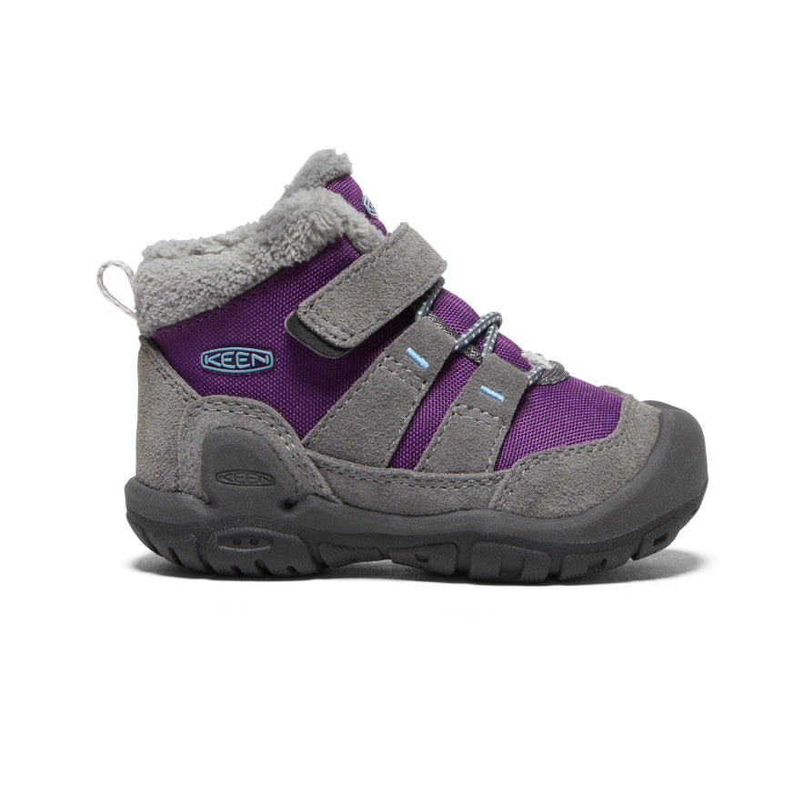 Purple Grey Toddlers Keen Knotch Snow Boots | HTV8859XM