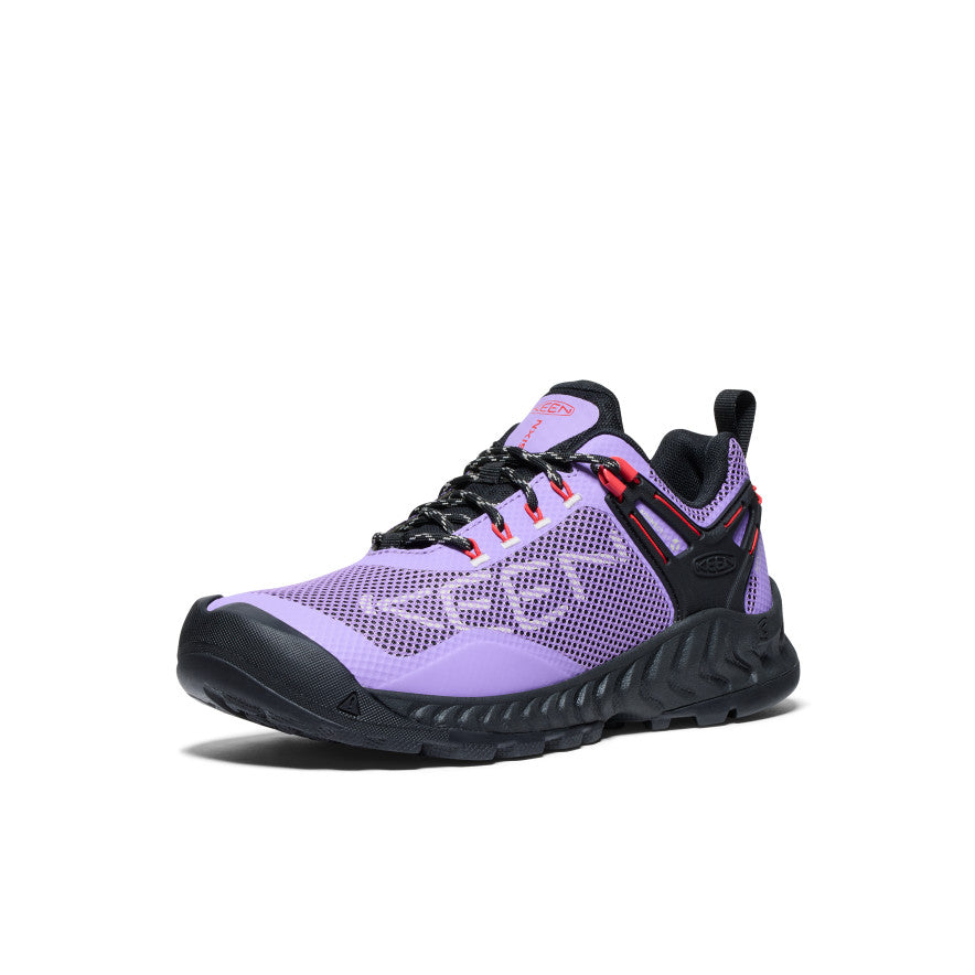 Purple Red Women Keen NXIS EVO Waterproof Work Shoes | DGC7647XW