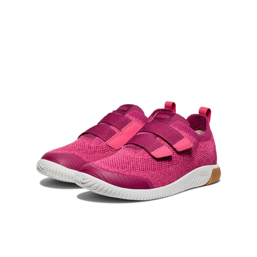 Rose Pink Big Kids' Keen KNX Knit Double Strap Sneakers | HMO5828PF