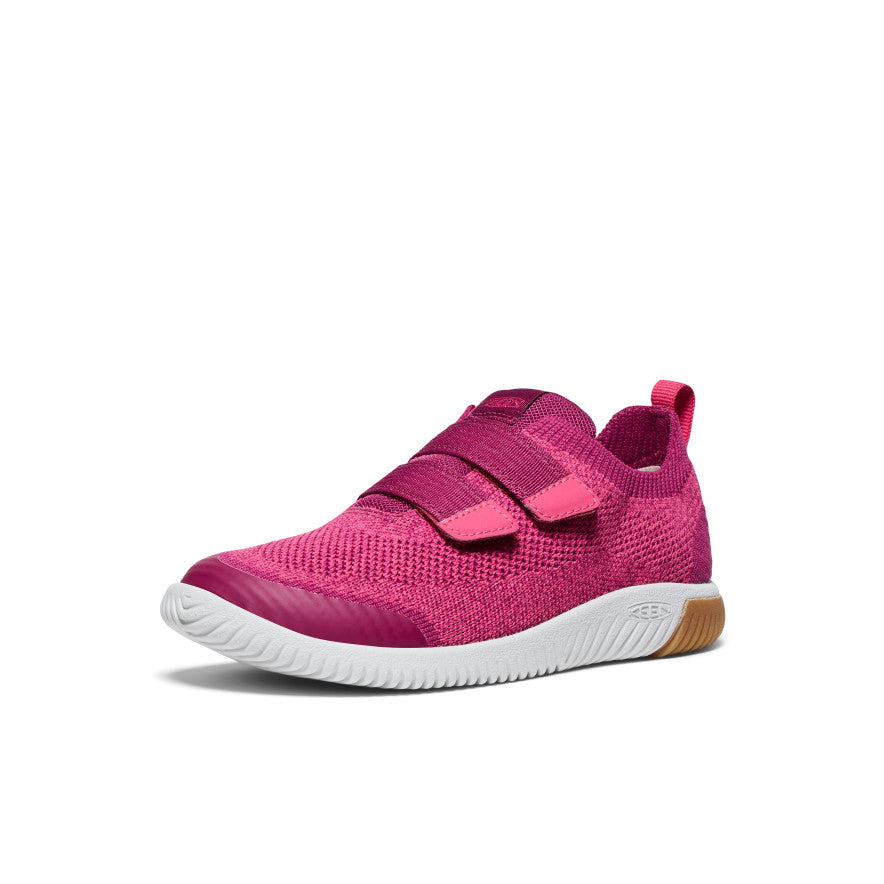 Rose Pink Big Kids' Keen KNX Knit Double Strap Sneakers | HMO5828PF