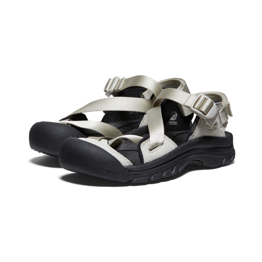 Silver Black Women Keen Zerraport II Sandals | MGJ6931NF