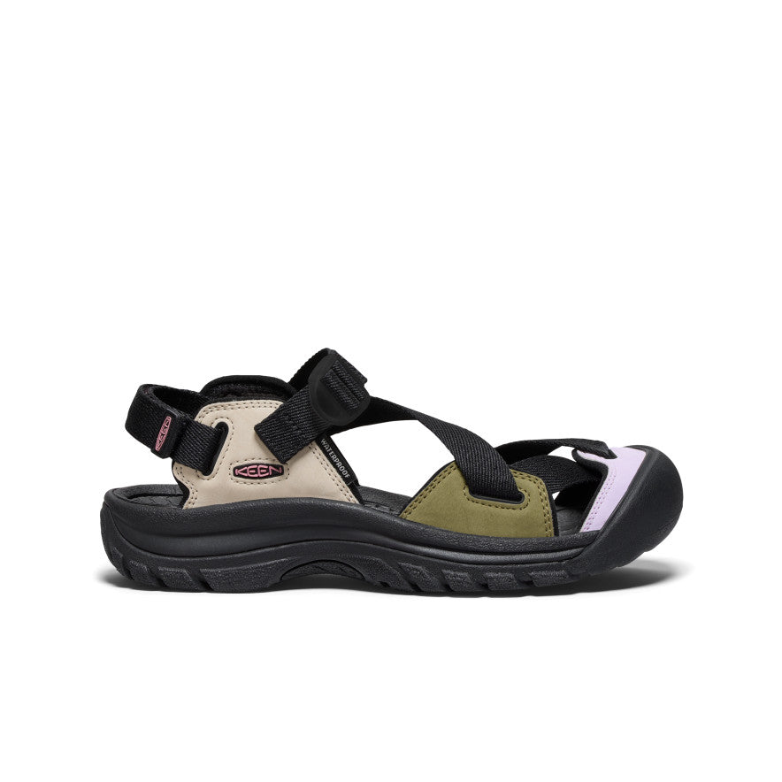 Silver Black Women Keen Zerraport II x More Trees Sandals | BMM3425LW