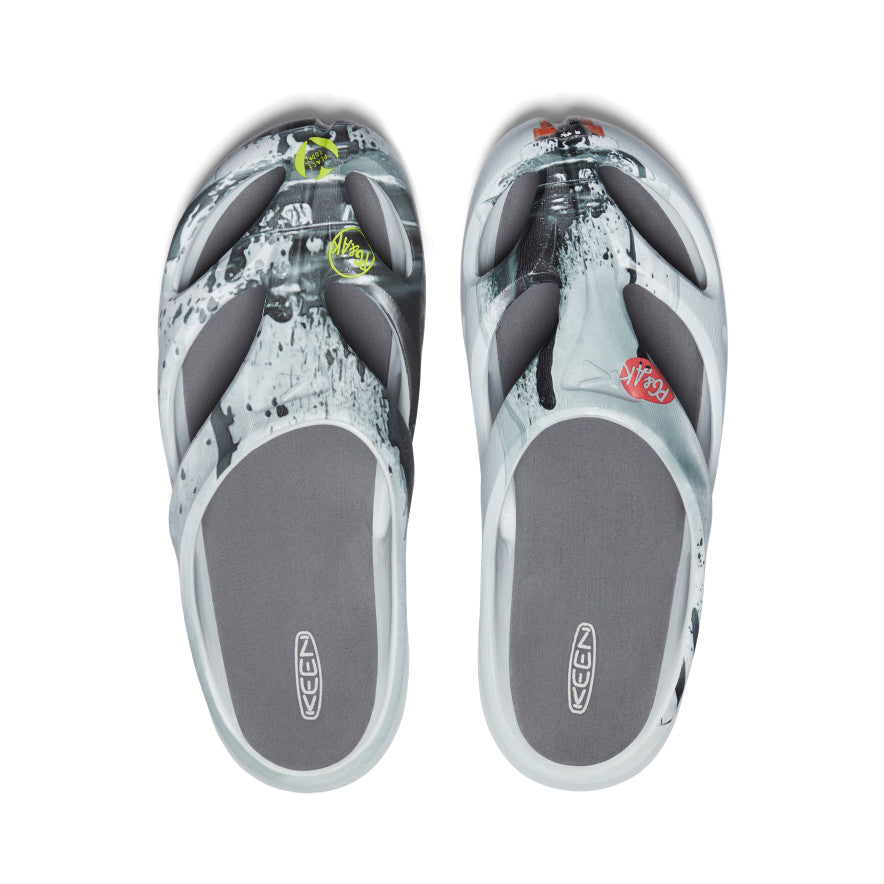 Silver Blue Men Keen Shanti Arts Clog x PG&AK Slides | WQI5881DM